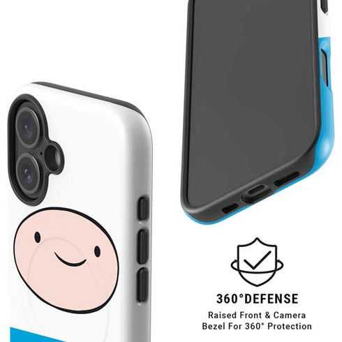 Adult Swim Adventure Time Finn Mertens iPhone 16 Plus Magsafe Impact Case